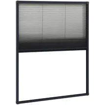 vidaXL Insektenschutz-Plissee für Fenster 60 x 80 cm Anthrazit