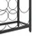 vidaXL Weinregal 34 x 18 x 200 cm Schwarz