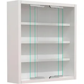 VCM Hängevitrine Agisa 37 x 40 x 10 cm Weiß