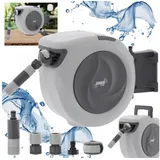 Sarcia.eu Schlauchtrommel Automatischer Gartenschlauchaufroller, Schlauchtrommel 15m