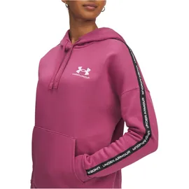 Under Armour Hoodie Fleece Fuchsia Dusk/White S