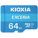 KIOXIA EXCERIA microSDXC-Karte 64 GB UHS-I stoßsicher, Wasserdicht