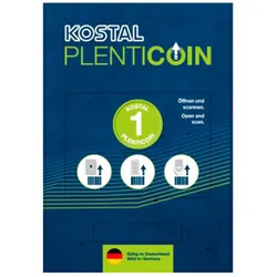 PLENTICOIN Karte 0% MwSt §12 III UstG DE zur Freischaltung von Gerätefunktionen