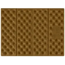 NILS CAMP Sitzkissen Camping Sitzmatte mit Aluminiumkanten Outdoor Stadionsitz braun