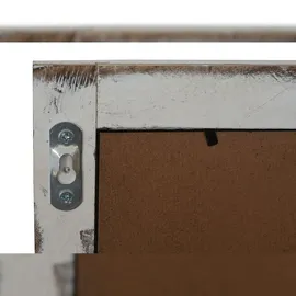 Mendler Werbetafel HWC-C51, Wandtafel Kreidetafel, 55x34x2cm, Holz Shabby-Look Vintage ~ weiß