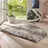 freundin Home Collection Lilja Flachgewebe In- und Outdoor Wendeteppich Wetterfest Modernes Mandala Design Teppich für Balkon Terrasse Garten Wintergarten Wohnzimmerteppich Wasserfest, Ø 100 cm