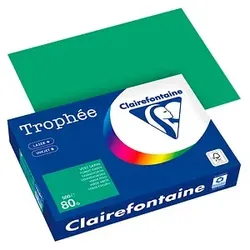 Clairefontaine Kopierpapier Trophée tannengrün DIN A4 80 g/qm 500 Blatt