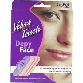 Jovita Pharma Velvet Touch Depy Face 3er-Pack + Halter