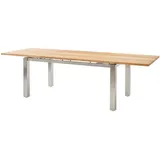Diamond Garden Levanto Ausziehtisch Edelstahl/Recycled Teak