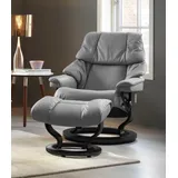 Stressless Stressless® Relaxsessel »Reno«, mit Classic Base, Größe S, M & L, Gestell Schwarz grau