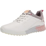 ECCO Women's Golf S-Three GTX D/EU41 white/silver pink