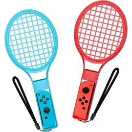 Hurtel 10-in-1 Zubehörpaket für Nintendo Switch Rot/Blau