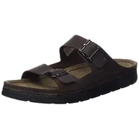 Berkemann Adam Hausschuh, Dunkelbraun/schwarz, 44.5 EU