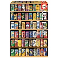 Educa - Puzzle 1500 Teile für Erwachsene | Getränkedosen Collage, 1500 Teile Puzzle Für Erwachsene Und Kinder Ab 14 Jahren, Fotografie, Andere (14446)