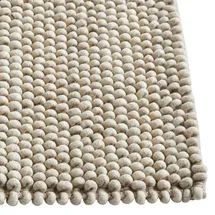 HAY Peas Wollteppich 140 x 200 cm Grau
