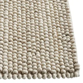 HAY Peas Wollteppich 140 x 200 cm Grau