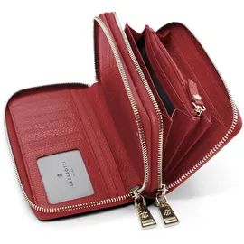 lazarotti Bologna Leather Geldbörse Damen rot