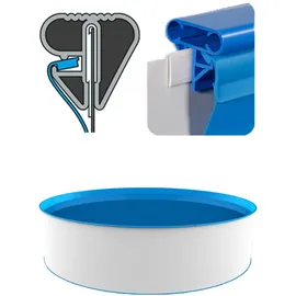 Evolution Poolfolie Rund Adriablau 600 x 120 cm 0,8 mm