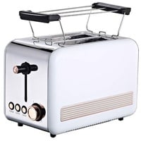 COFI 1453 Toaster Retro 2-Scheiben Toaster Toastautomat 850 Watt