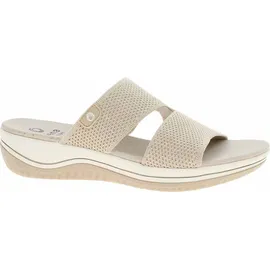 Jana Pantolette beige Gold H-Weite