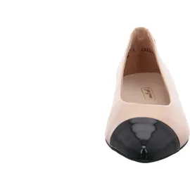 Paul Green Ballerinas in Schwarz/Beige |