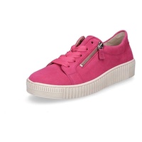 Gabor Low-Top Sneaker Frauen Halbschuhe Wechselfußbett Best Fitting Plateausohle pink