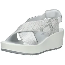 IGI&Co Keilsandalette Damen Silber/Weiß 39