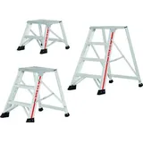 kaiserkraft, Leiter + Gerüst, Alu-Klapptritt (Trittleiter, 30 cm)