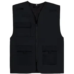 Korntex Padded Multifunctional Work Vest Kiel CO2 Neutral - black - L