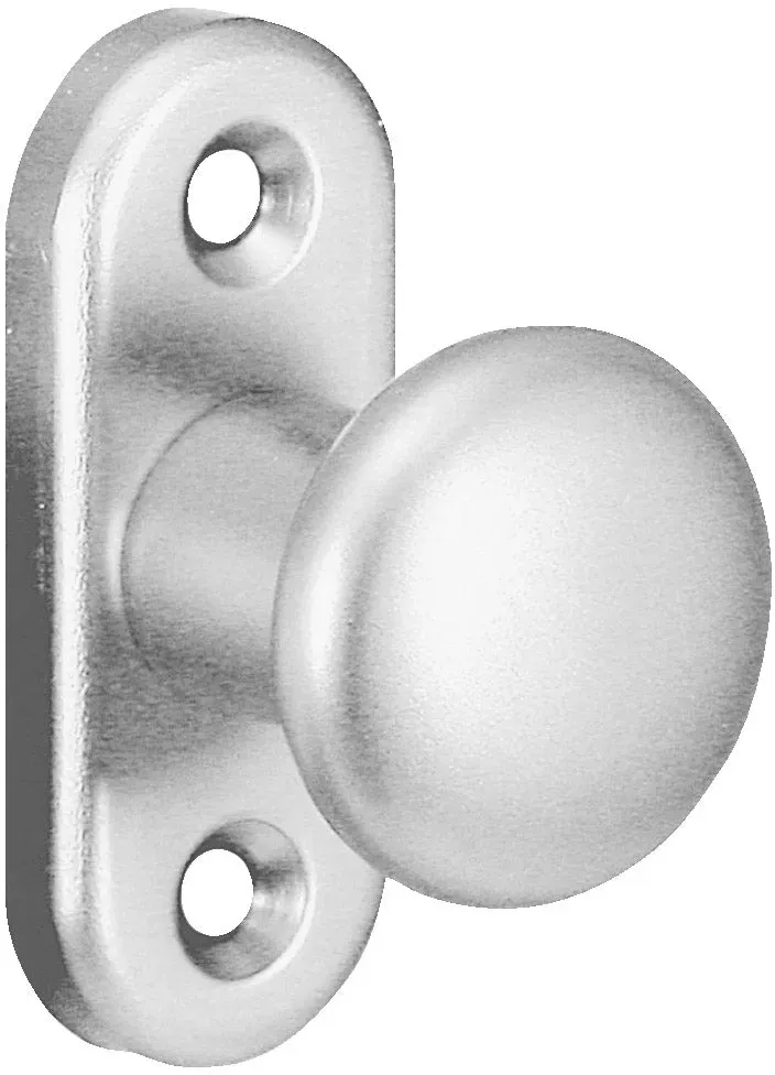 Hebetürknopf -  F2 neusilber