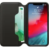 Apple iPhone XS Max Leder Folio schwarz