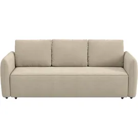 Cotta Big-Sofa COTTA "Megasofa, Flow, Breite 222 cm", toffee, B:222cm H:89cm T:102cm, 100% POLYESTER, Sofas, Big-Sofa, wahlweise mit Bettfunktion