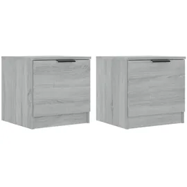 vidaXL Nachtschrank Grau Sonoma 40 x 39 x 40 cm Grau