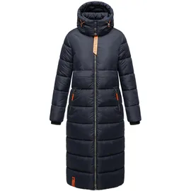 Navahoo Steppmantel "Kristallblume", Damen, Gr. M (38), blau (navy), Obermaterial: 100% Polyester, Futter: 100% Polyester, Wattierung: 100% Polyester, lässig geschnitten ca.