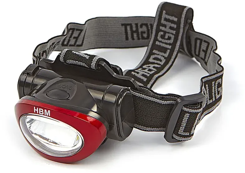 HBM Power-LED verstellbare Stirnlampe 3 Watt, 120 Lumen