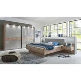 Wiemann Schlafzimmer-Set Treviso 4tlg. Glas Grau 250 cm