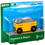 BRIO Tierwaggon Elefant 33969