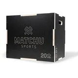 Matchu Sports Plyo Box 3in1 Klein - Schwarz - Holz