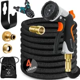 Kesser Premium Gartenschlauch 22,5 m schwarz 23517