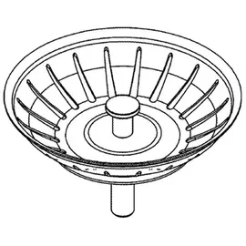 Grohe Universal Siebkorbventil für Küchenspüle, 42580SD0