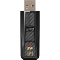 Silicon Power Blaze B50 schwarz 64GB, USB-A 3.0 (SP064GBUF3B50V1K)