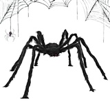 Halloween Riesenspinne 90cm/125cm/150cm Große Schwarze Haarige Spinne Gruseliger Spinne Realistische Spinne Halloween Spinnen Dekoration Outdoor Gruselige Outdoor Oder Indoor Decor