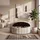 Tectake Polsterbank Moon Samtoptik Taupe 108 x 48 x 38,5 cm