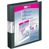 Veloflex 10 VELOFLEX VELODUR® Präsentationsringbücher 2-Ringe schwarz 4,0 cm DIN A4
