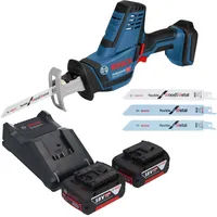 Bosch GSA 18 V-LI C Professional inkl. 2 x 5,0 Ah + Ladegerät