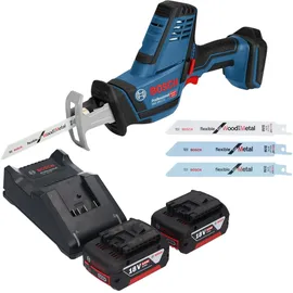 Bosch GSA 18 V-LI C Professional inkl. 2 x 5,0 Ah + Ladegerät