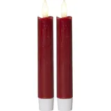 Star Trading LED-Kerzen 'Flamme' kurz, 2er Set,