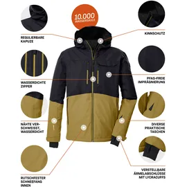KILLTEC KSW 53 MN SKI JCKT Skijacke Schwarz/Blau XXXL