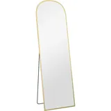 Homcom Ganzkörperspiegel 161,5 x 50 cm Gold