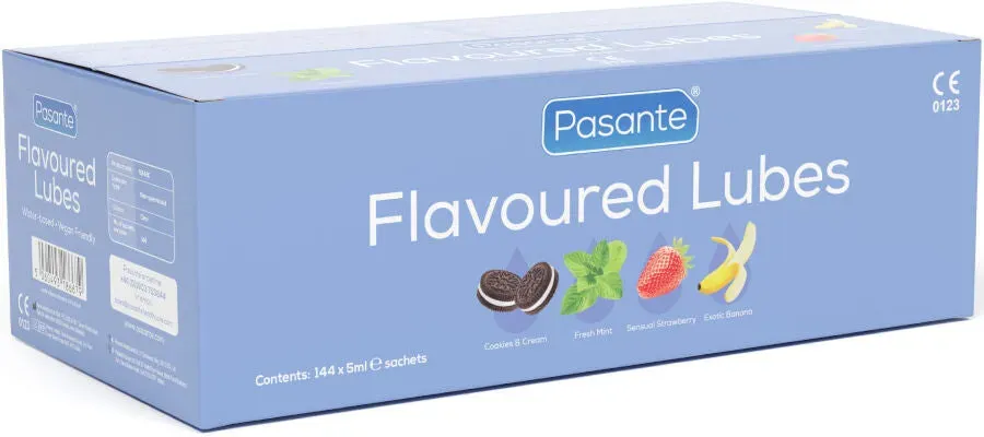 PASANTE - GESCHMACKSSCHMIERMITTEL BOX 144 EINHEITEN 5 ML
